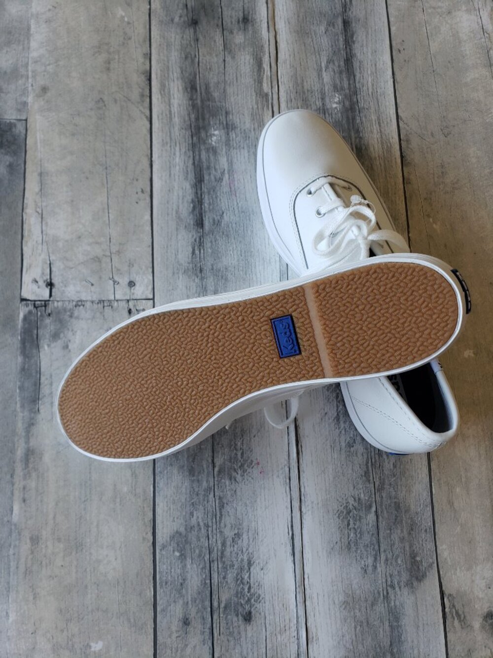 NWOB - Keds Women The Platform Leather White - WH67191 - Size 9 - Picture 4 of 4